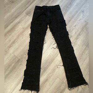 Men's rockstars  Flare stacked Pants
Waist 30 length 34